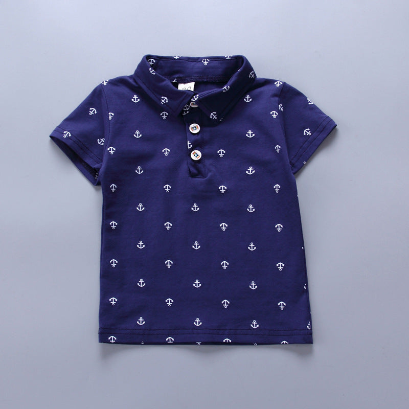 Anchor printed children clothing set