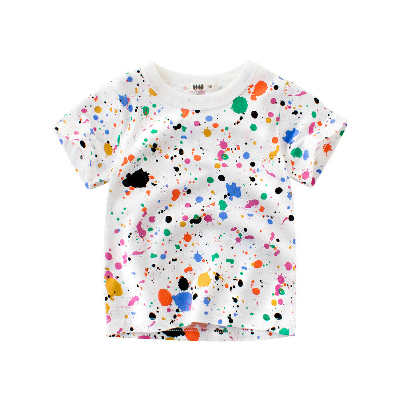 Children's Summer T-shirts Boys Half-Sleeved Tops