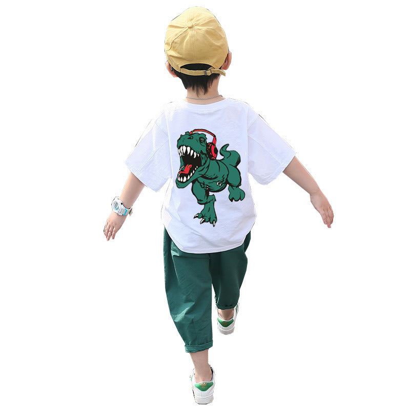 Boys Summer Suits Western-style Handsome Short Sleeves