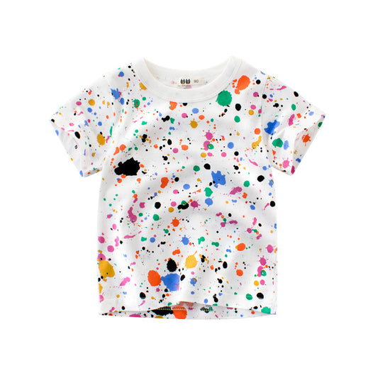 Children's Summer T-shirts Boys Half-Sleeved Tops