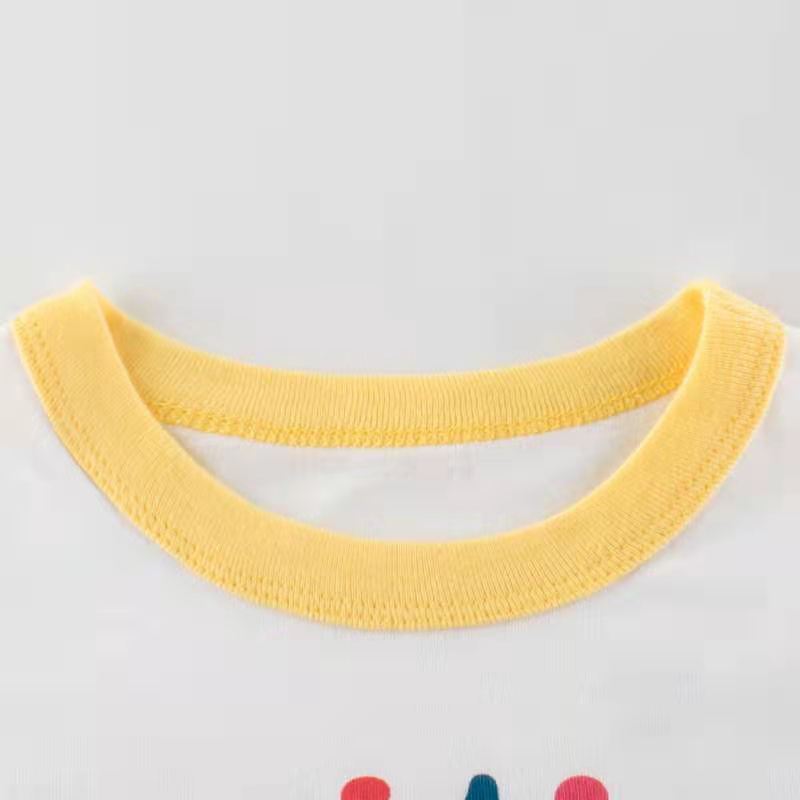 Children'S  Alphabet Pattern T-Shirts